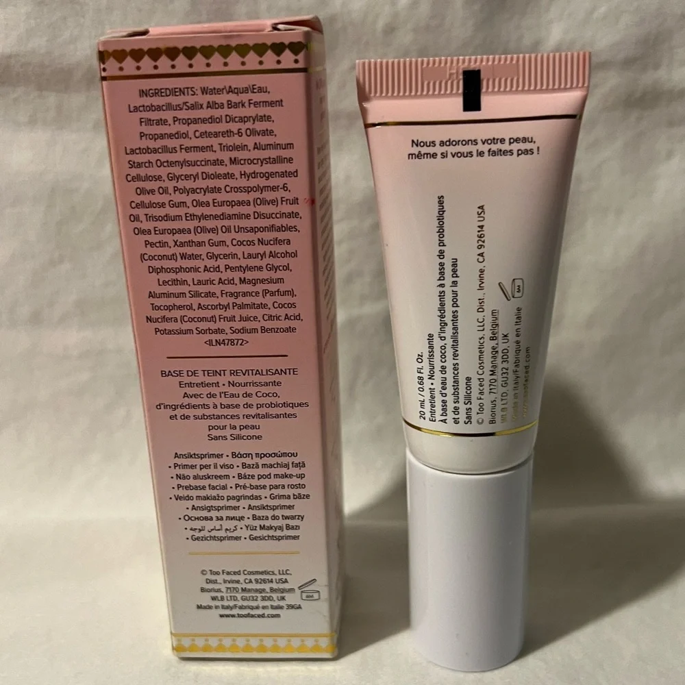 🌸NIB🌸 TOO FACED Hangover Nourishing Face Primer .68 fl oz Travel Size - Picture 11 of 12